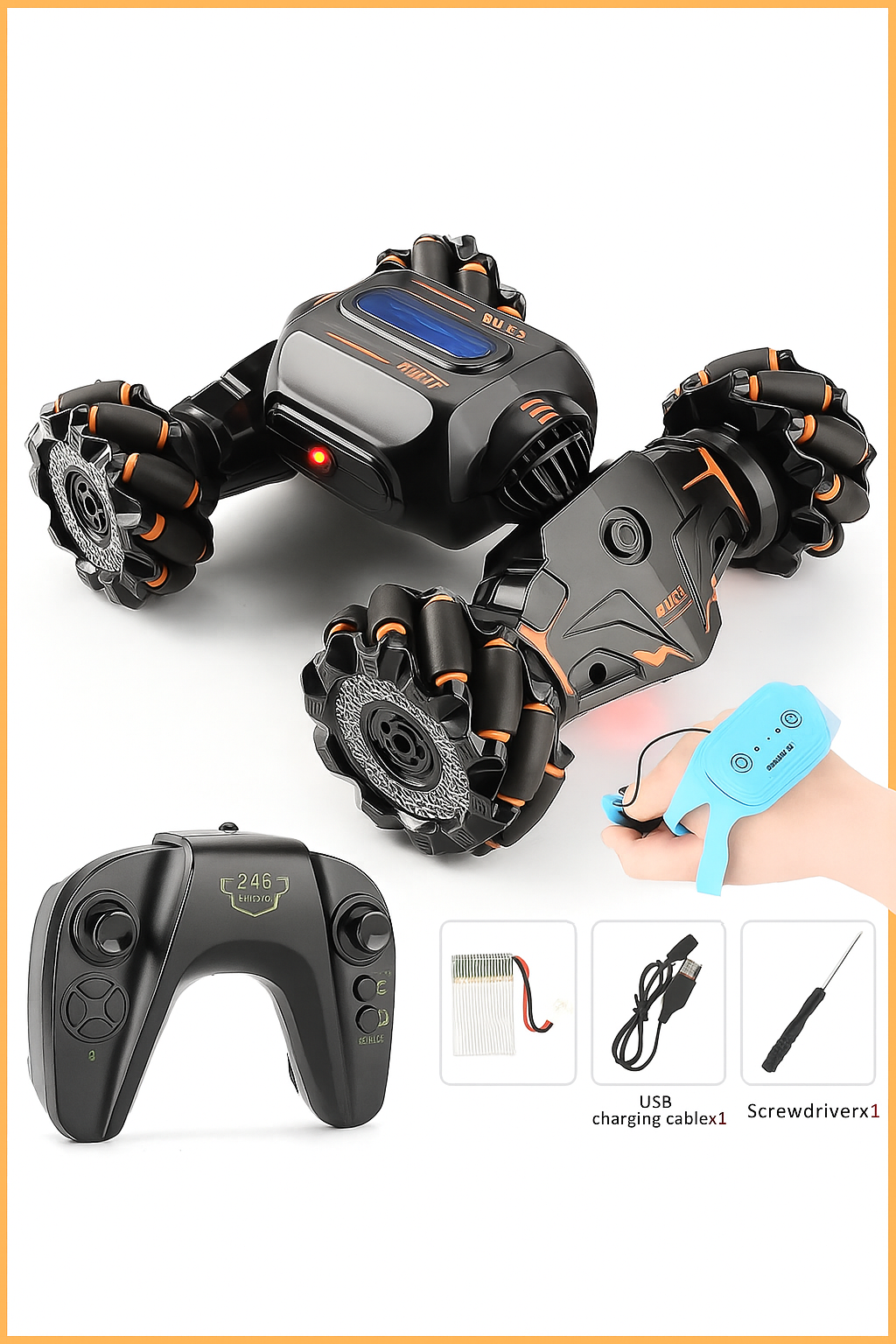 Racing car control 360°